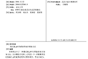 微孔板PH传感器的原位制备方法