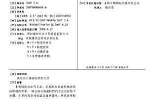 确定岩石渗滤特性的方法