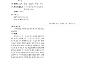 高比表不锈钢基金属纤维多孔材料及其制备方法