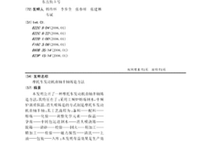 摩托车发动机曲轴半轴铸造方法