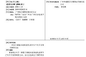 基于薄板坯连铸连轧流程生产汽车车轮用钢的方法