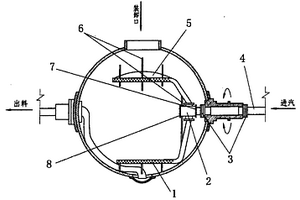 造纸球式制浆设备强制底层进汽搅拌装置