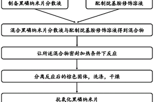 抗氧化黑磷纳米片的制备方法