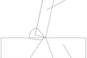 单面非熔透U肋角焊缝的A扫描超声相控阵检测方法