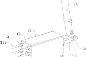 检具用活动定位拉紧机构
