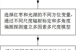 户外多尺度枣园高光谱偏振探测方法