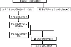 基于多光谱成像在线测定鱼肉新鲜度指标K值的方法