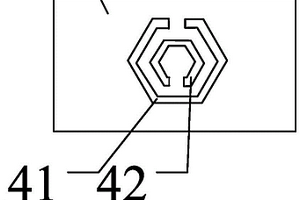 测量介电常数的六边形互补开口谐振环微带传感器