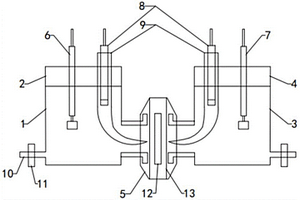 测试氯碱离子膜电阻的四电极体系装置