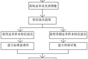 基于高光谱成像技术对皮革产品材料识别方法
