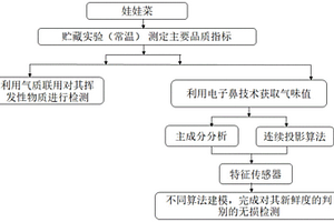娃娃菜新鲜度判别的无损检测方法