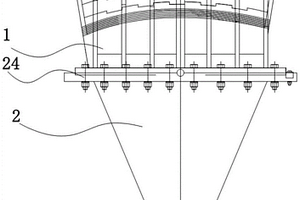 用于悬索桥的锻焊结合座体式散索鞍结构