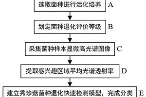 基于显微高光谱图像秀珍菇菌种退化无损检测方法