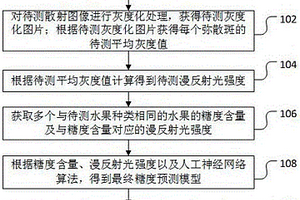 水果糖度无损检测方法、装置、计算机设备和存储介质