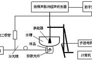 吸收体吸收系数测量和同时光声成像的无损检测方法及其装置