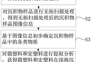深海沉积物中微塑料和宏塑料的无损探测分析方法