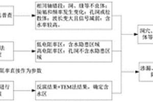 基于多技术协同的堤防隐患无损探测方法