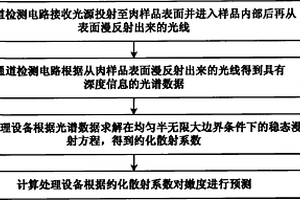基于稳态空间分辨光谱的嫩度检测方法及系统