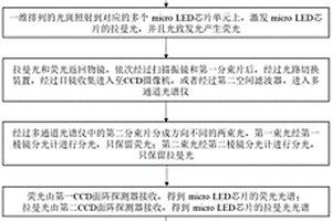 micro LED芯片的拉曼增强的检测方法及其装置