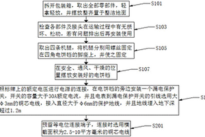 大型电饼铛的安装及其使用方法
