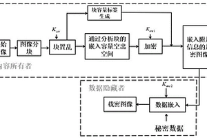 基于块容量标签的大容量加密图像信息隐藏方法