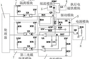 基于电脑横机电磁铁的保护装置