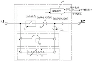 基于涡流斥力操作机构快速断路器的110kV深度限流装置