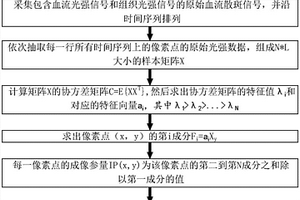 基于成分分析的散斑血流成像方法和装置