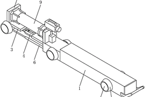 便于拆装探伤装置的管道爬行器