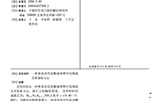 掺杂改性钛酸铋钠钾压电陶瓷及其制备方法