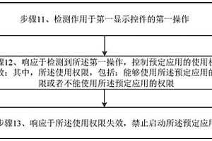 应用的使用权限的设置方法、装置、电子设备及存储介质