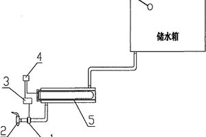 机械式放水龙头终端饮用水紫外灯消毒装置