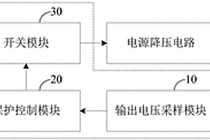 电源降压输出过压保护电路及电源