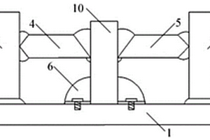 评价钢板焊接后中心分层倾向的刚性拘束试验装置及方法