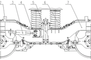 高速大轴重电传动轨道工程车转向架