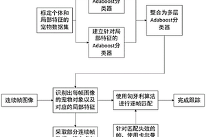 社区监控场景下基于局部特征识别和邻帧匹配的宠物跟踪方法