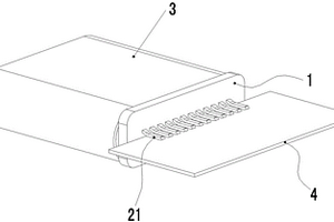 IO连接器插座及其应用的连接安装结构