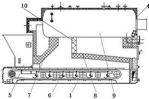 便于清灰的兰炭锅炉