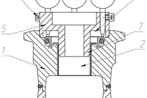 支重轮浮封组件压装后平面度检测装置