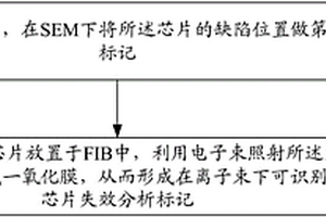 芯片失效分析方法及芯片失效分析标记