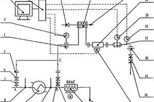 反应流出物空冷器现场铵盐沉积实验测试装置