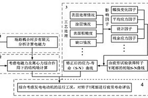 抽水蓄能发电电动机转子T尾部剩余使用寿命的预测方法
