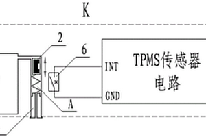 爆胎侦测方法及腔体式爆胎传感器