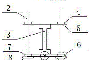 工字钢横梁吊挂失效检测装置