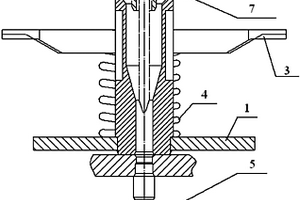 适应测量仪表从堆芯上部插入燃料组件的压紧部件