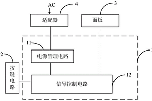 按键锁定控制电路及便携移动终端