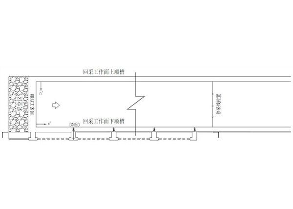 仰采工作面泄水结构及其施工方法