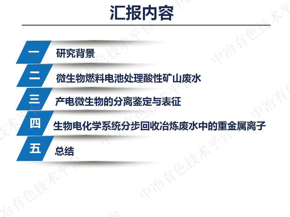 基于生物电化学系统的含重金属废水处理技术研究