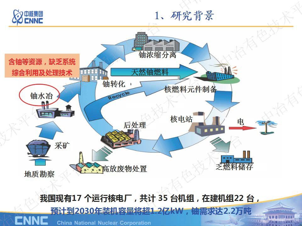 放射性固废中铀等有价组分综合回收技术研究