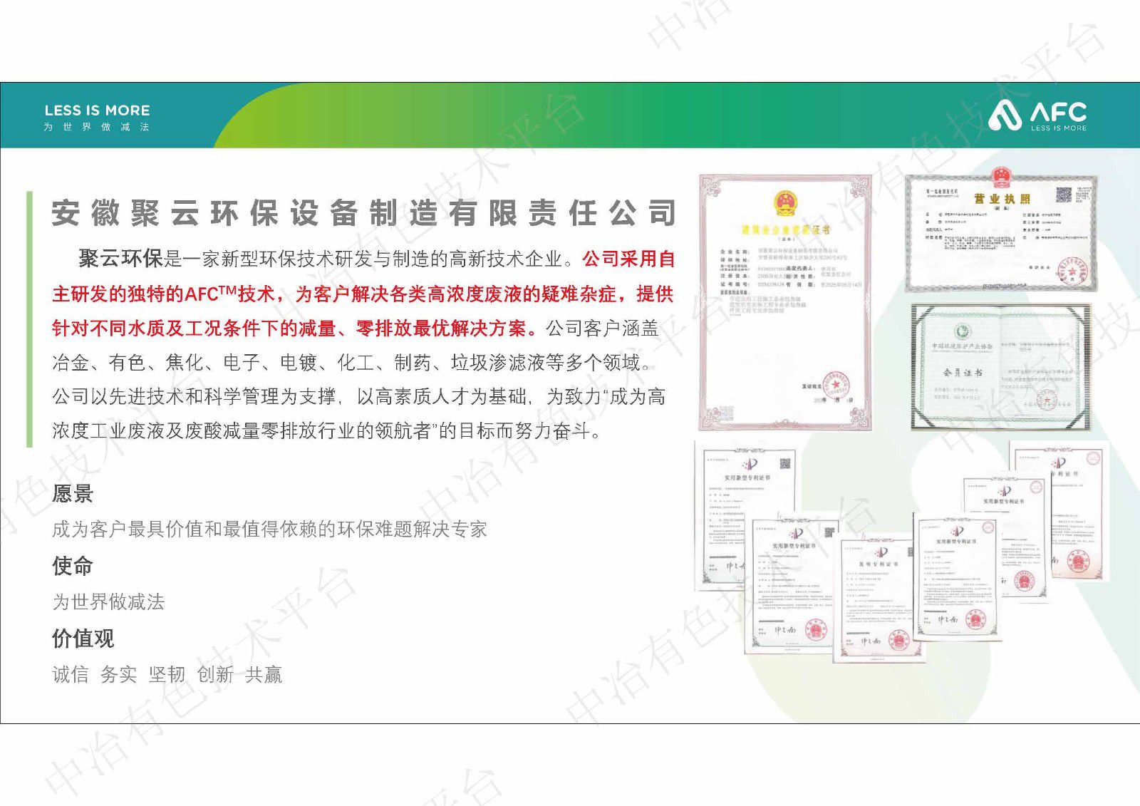 废酸浓缩新技术(AFC)介绍——空气动力浓缩技术（Air Force Concentration）